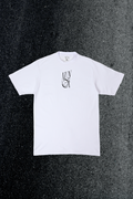 White Classic Logo Graphic Tee