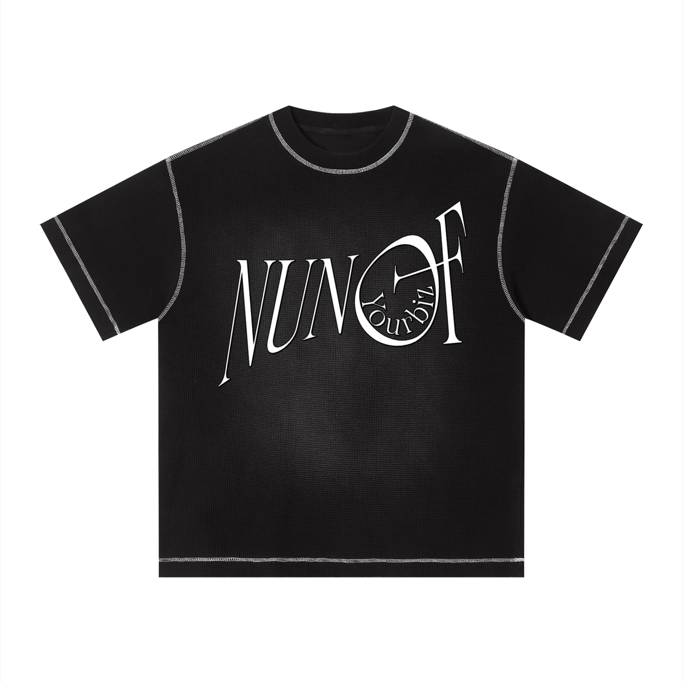 Unisex Sunfade Waffle Boxy T-Shirt