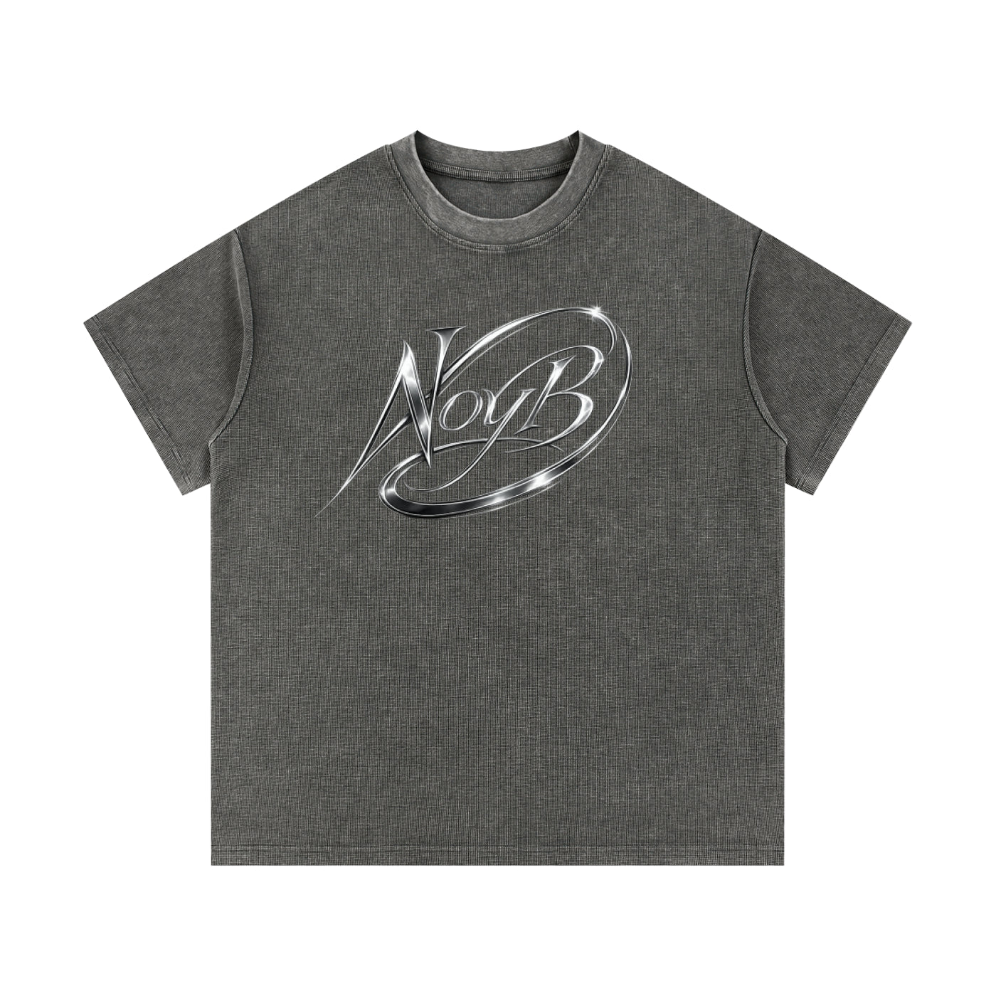 Mineral Wash Waffle Knit T-Shirt