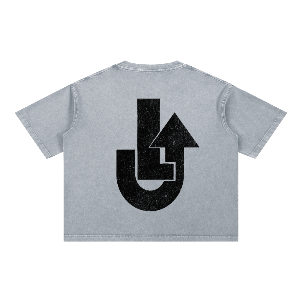 Mineral Wash Boxy Cotton T-Shirt