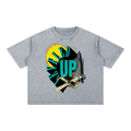 Mineral Wash Boxy Cotton T-Shirt