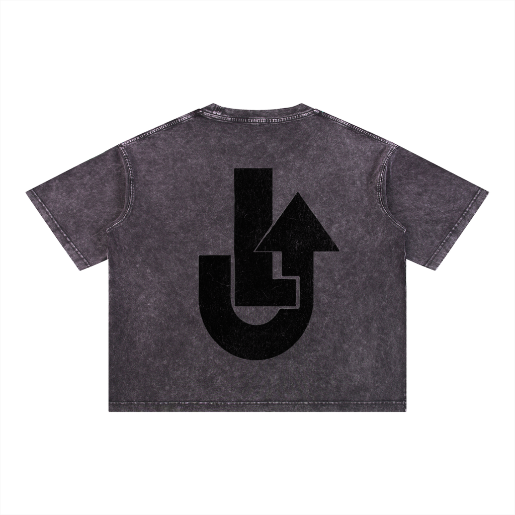 Mineral Wash Boxy Cotton T-Shirt