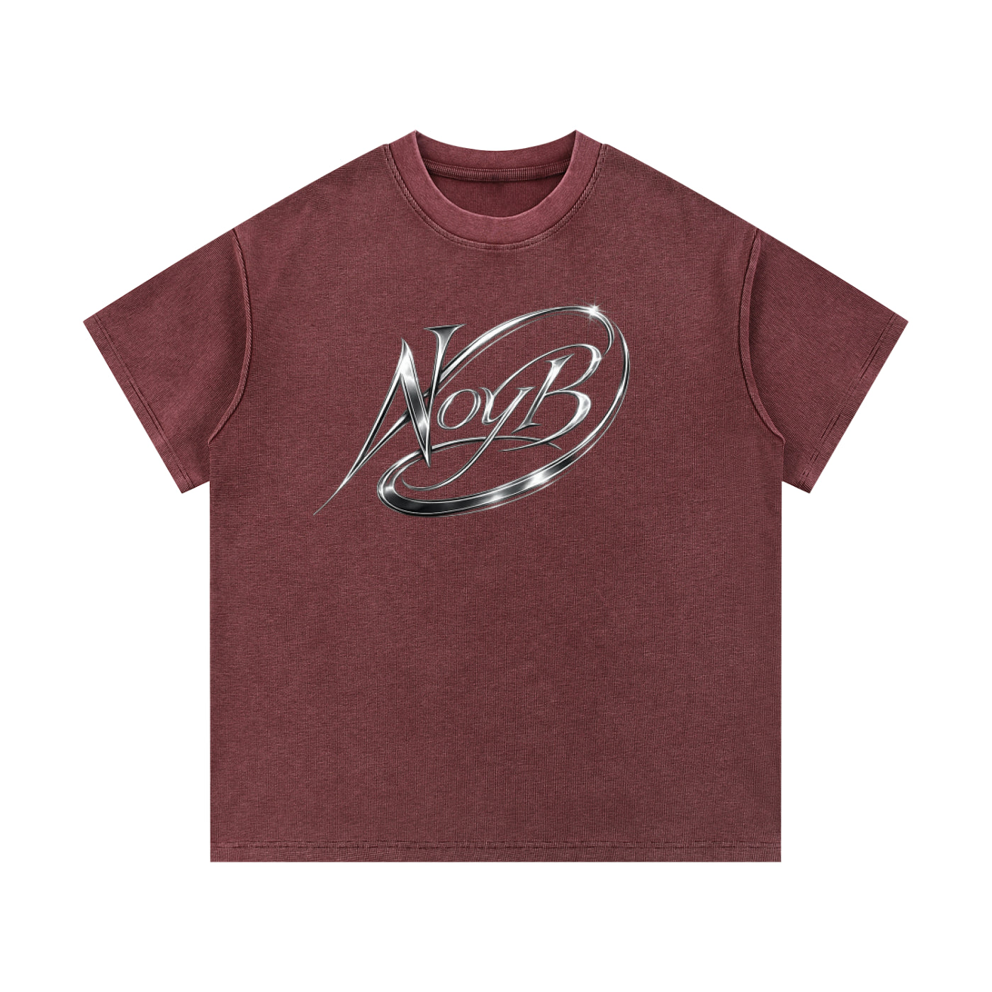 Mineral Wash Waffle Knit T-Shirt