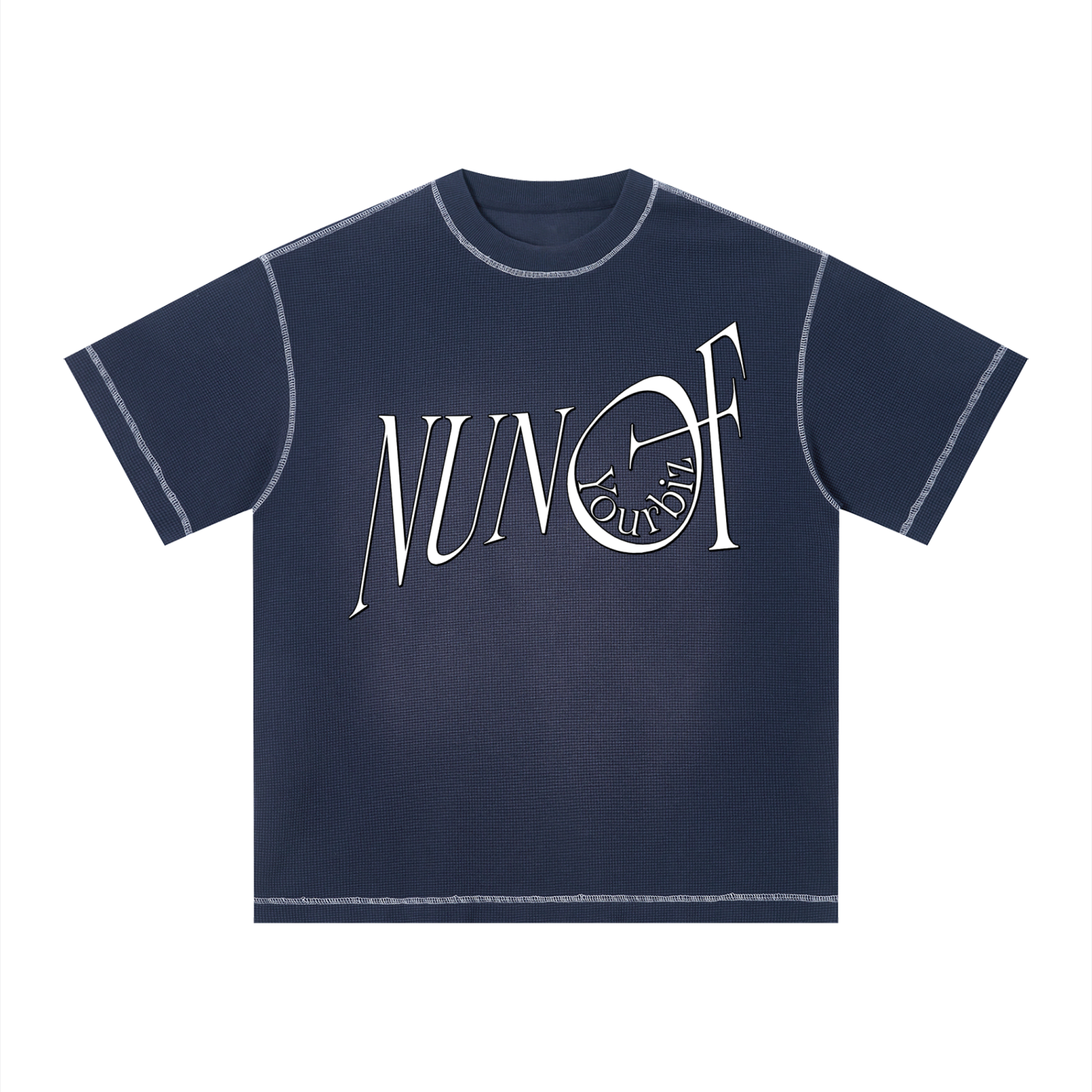 Unisex Sunfade Waffle Boxy T-Shirt