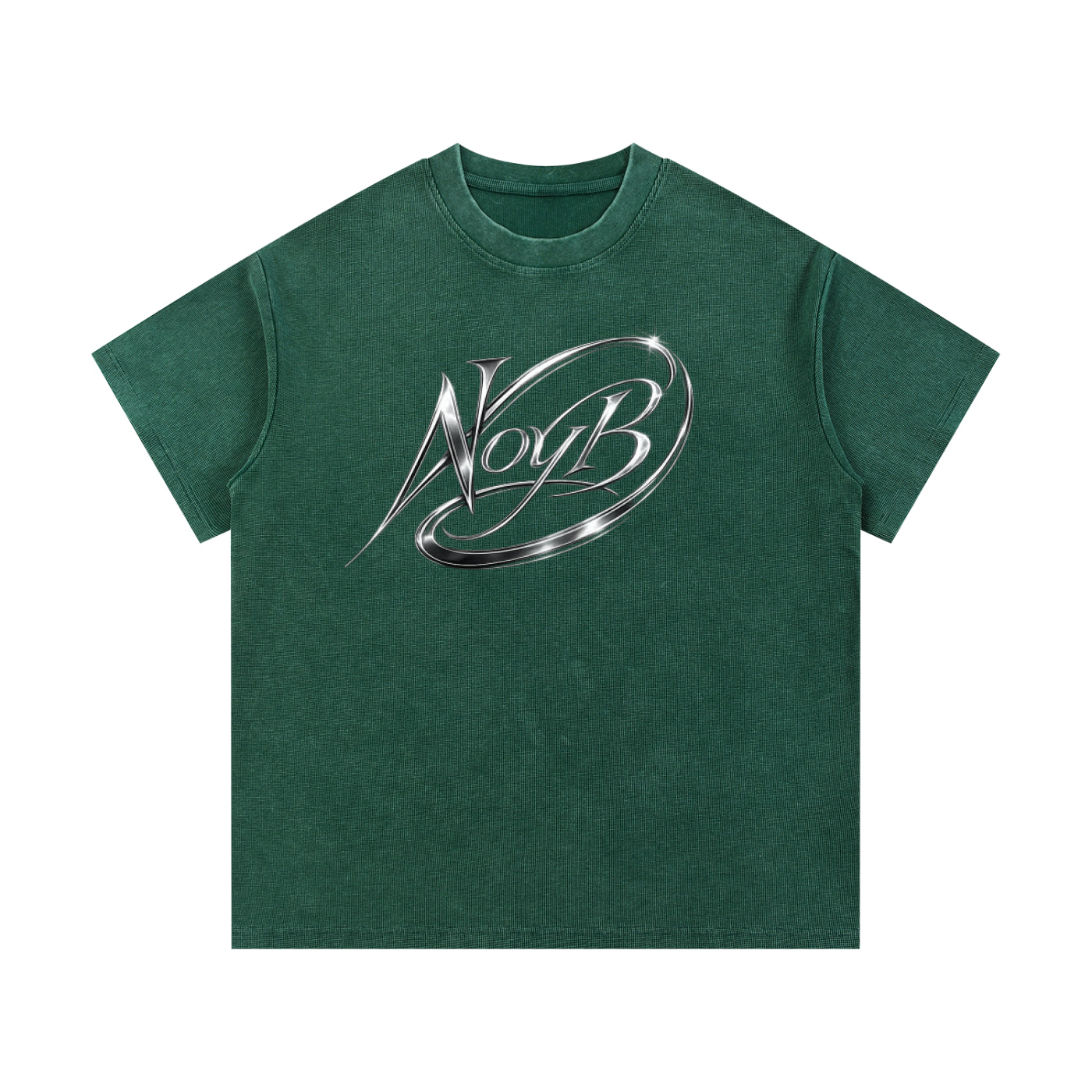 Mineral Wash Waffle Knit T-Shirt